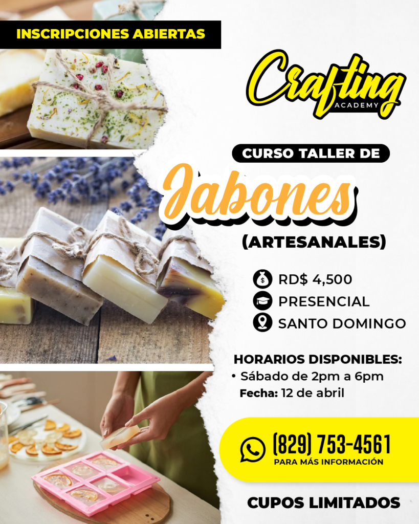 Curso de Jabones artesanales en Santo Domingo