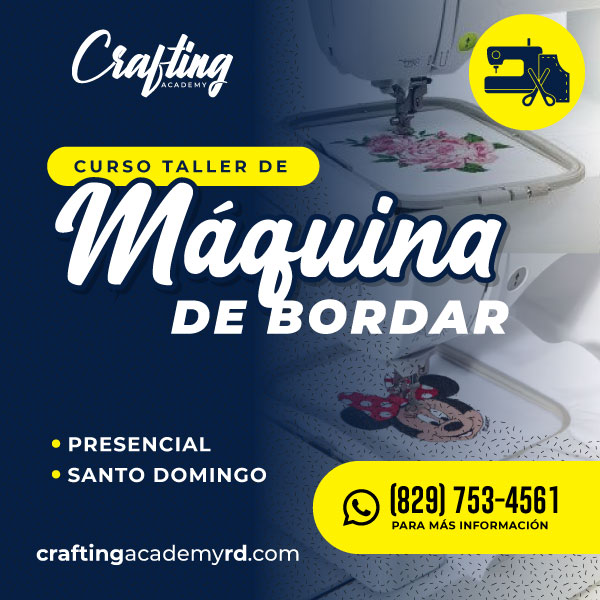 Curso de Máquina de Bordar en Santo Domingo