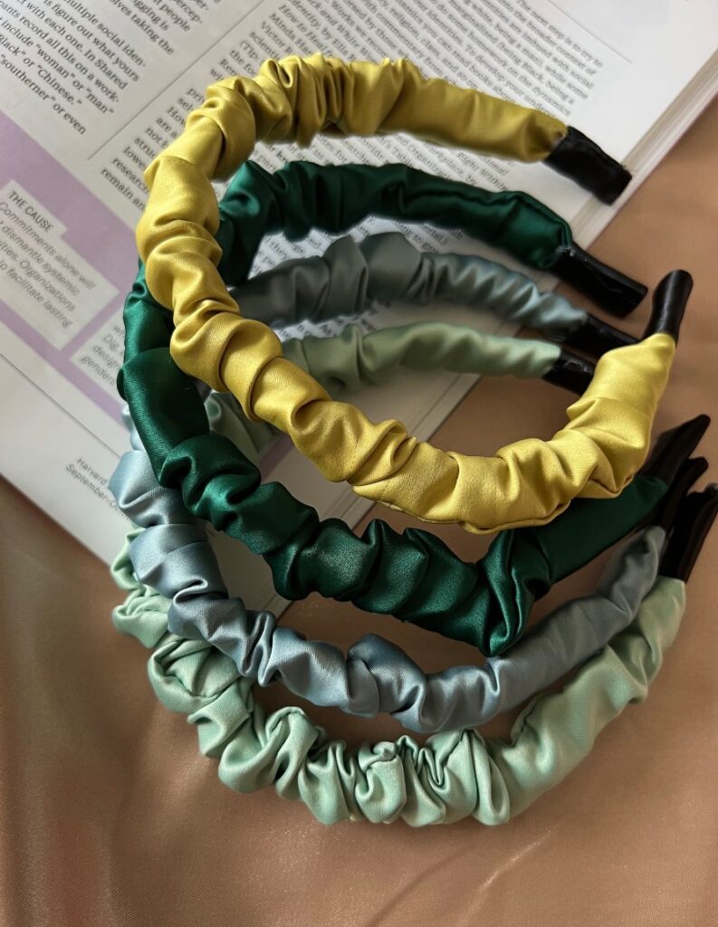Diademas forradas en tela