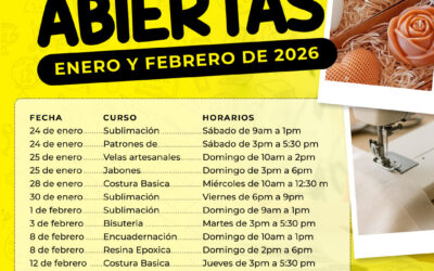 Cursos en Santo Domingo Enero y Febrero 2026