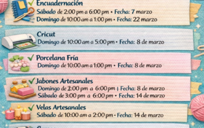 Cursos disponibles en Santo Domingo – Marzo 2026